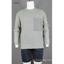 Men's cotton waffle long sleeve t-shirt